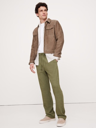 Slub Bouclé Beach Pant | Banana Republic (US)