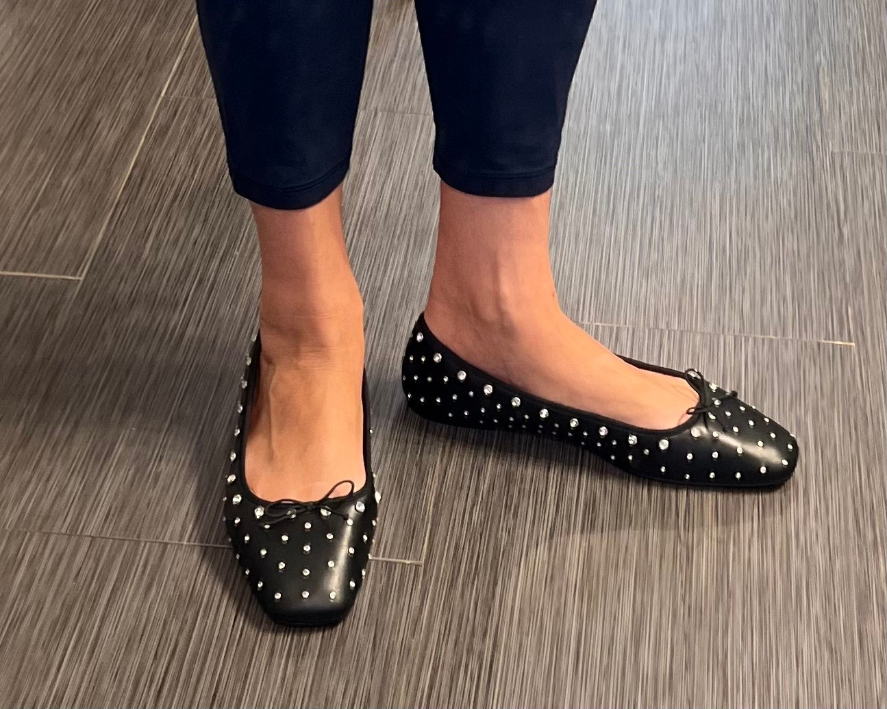 Love these sparkly ballet flats for the holidays! On sale now! Add a little bling to your outfits! Super comfy also 

#LTKWorkwear #LTKHoliday #LTKSaleAlert