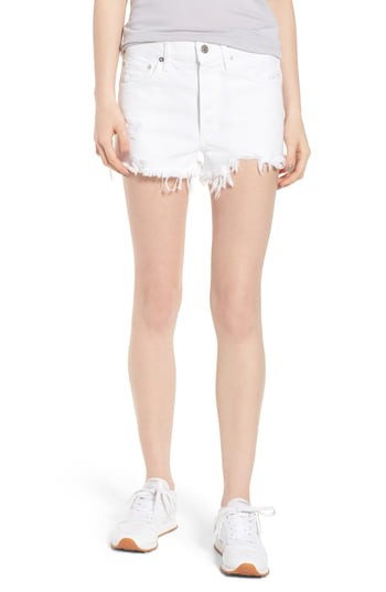Women's Agolde Parker Distressed Denim Shorts | Nordstrom