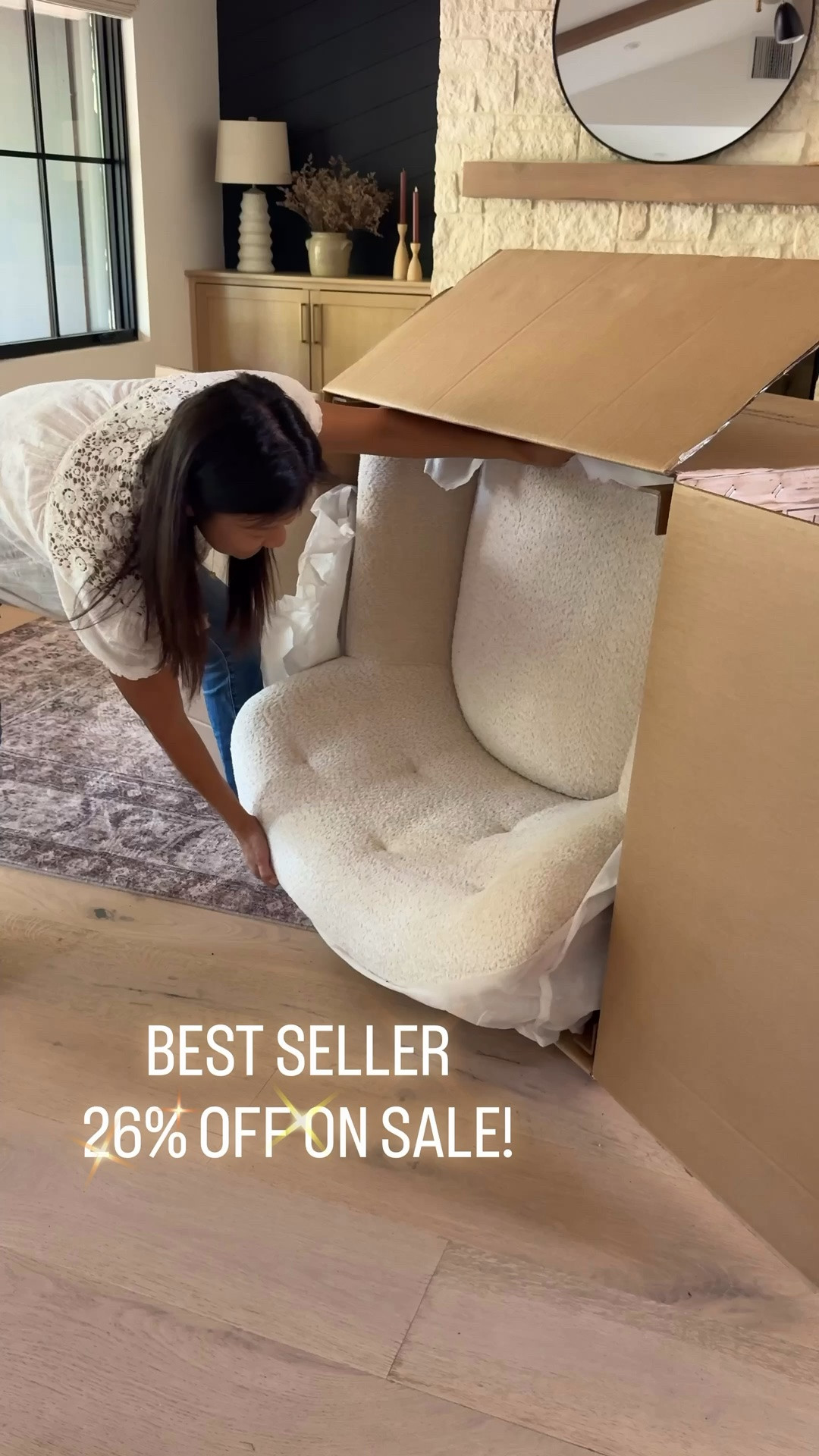 This chair looks exactly like the Designer one! This one is even better because it swivels!  The color is challenge. I’ve had it for over a year now and it still looks the exact same. Really high-quality. Love this affordable table too - looks so expensive with the reeded detailing

#LTKSaleAlert #LTKHome