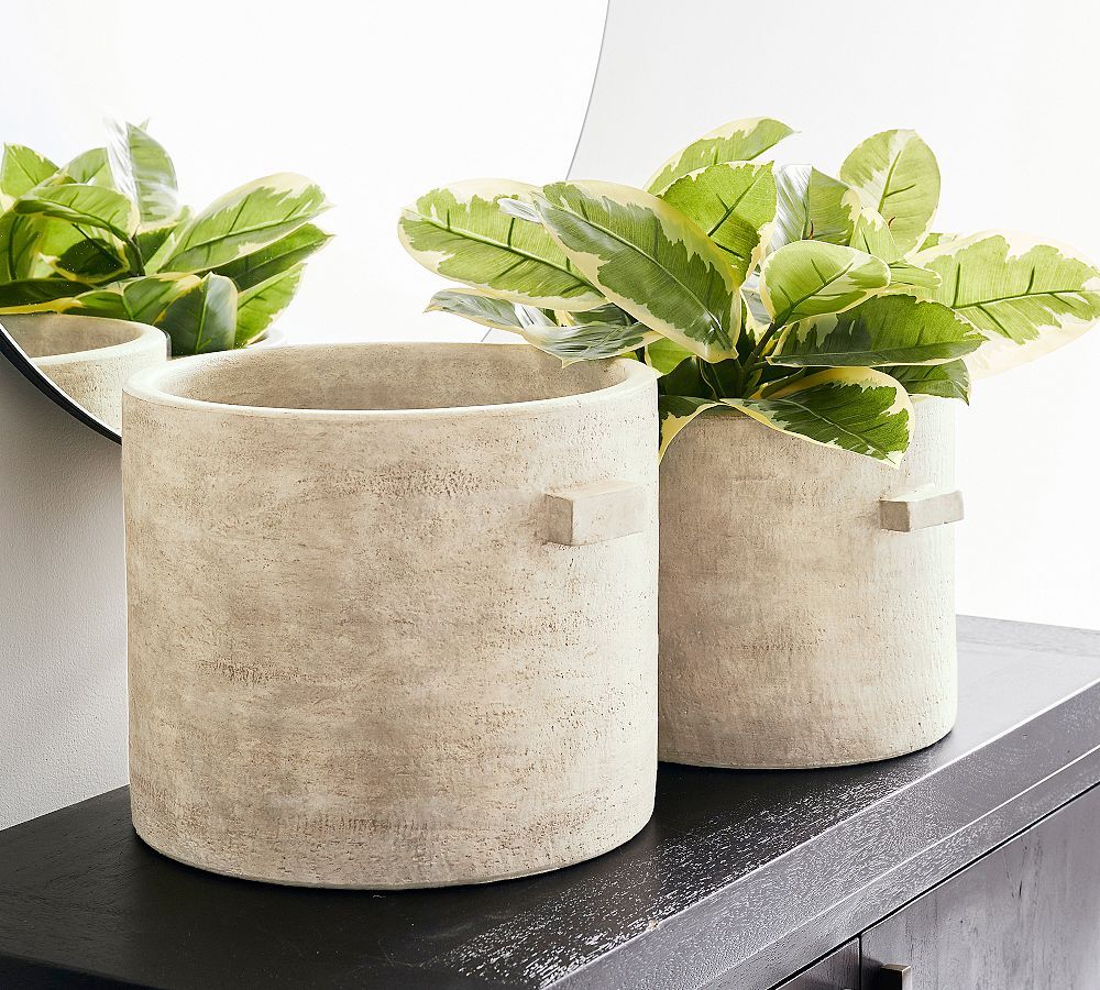 Maya Terracotta Outdoor Planters | Pottery Barn (US)