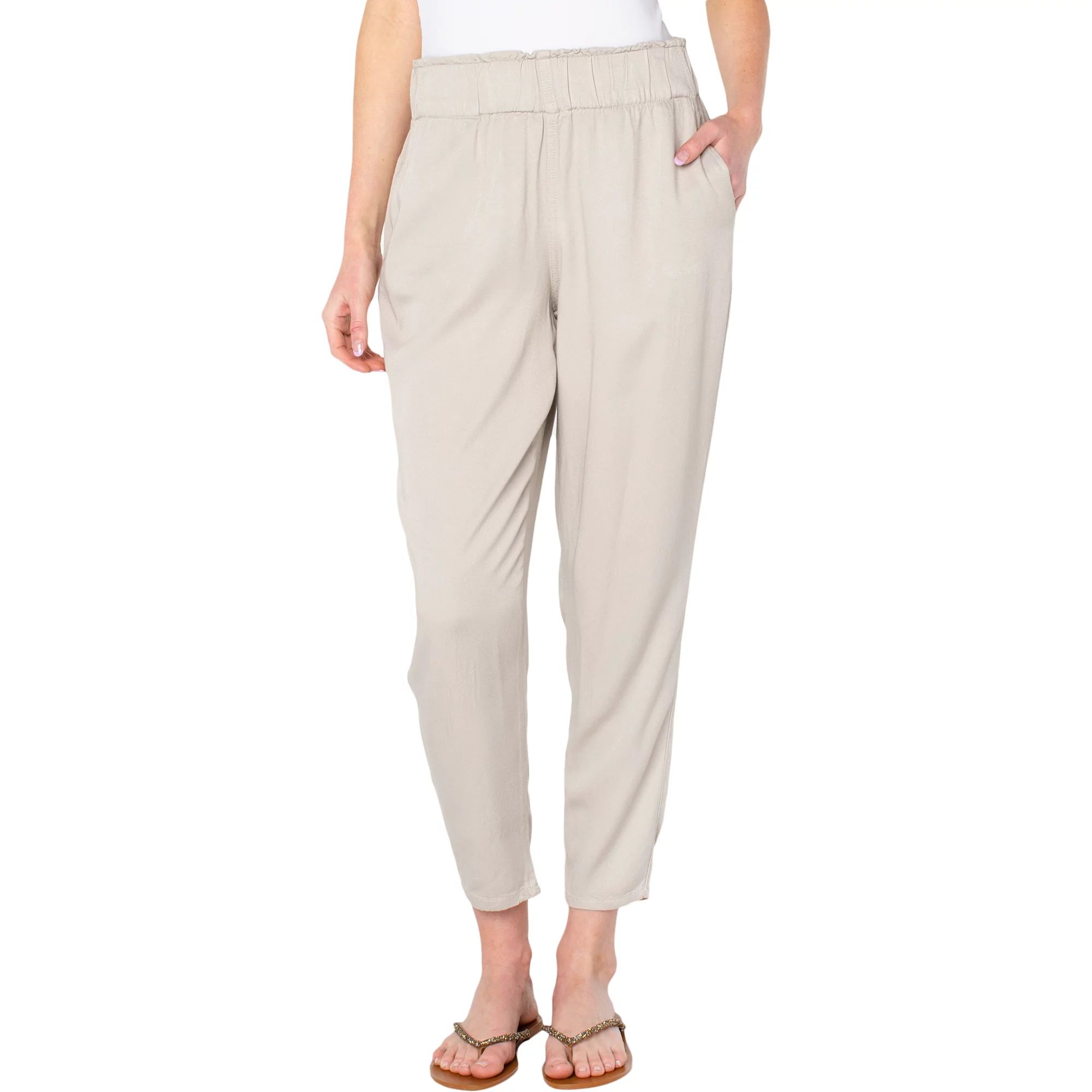 Celebrity Pink 27" Ultra High Rise Wide Waistband Pull on Pant | Walmart (US)