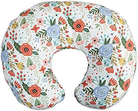 Boppy Nursing Pillow Cover—Premium | Mint Floral | Soft, Quick-Dry Microfiber Fabric| Fits Bopp... | Amazon (US)