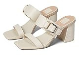 Dolce Vita Women's PALYCE Heeled Sandal, Ivory Leather, 6.5 | Amazon (US)