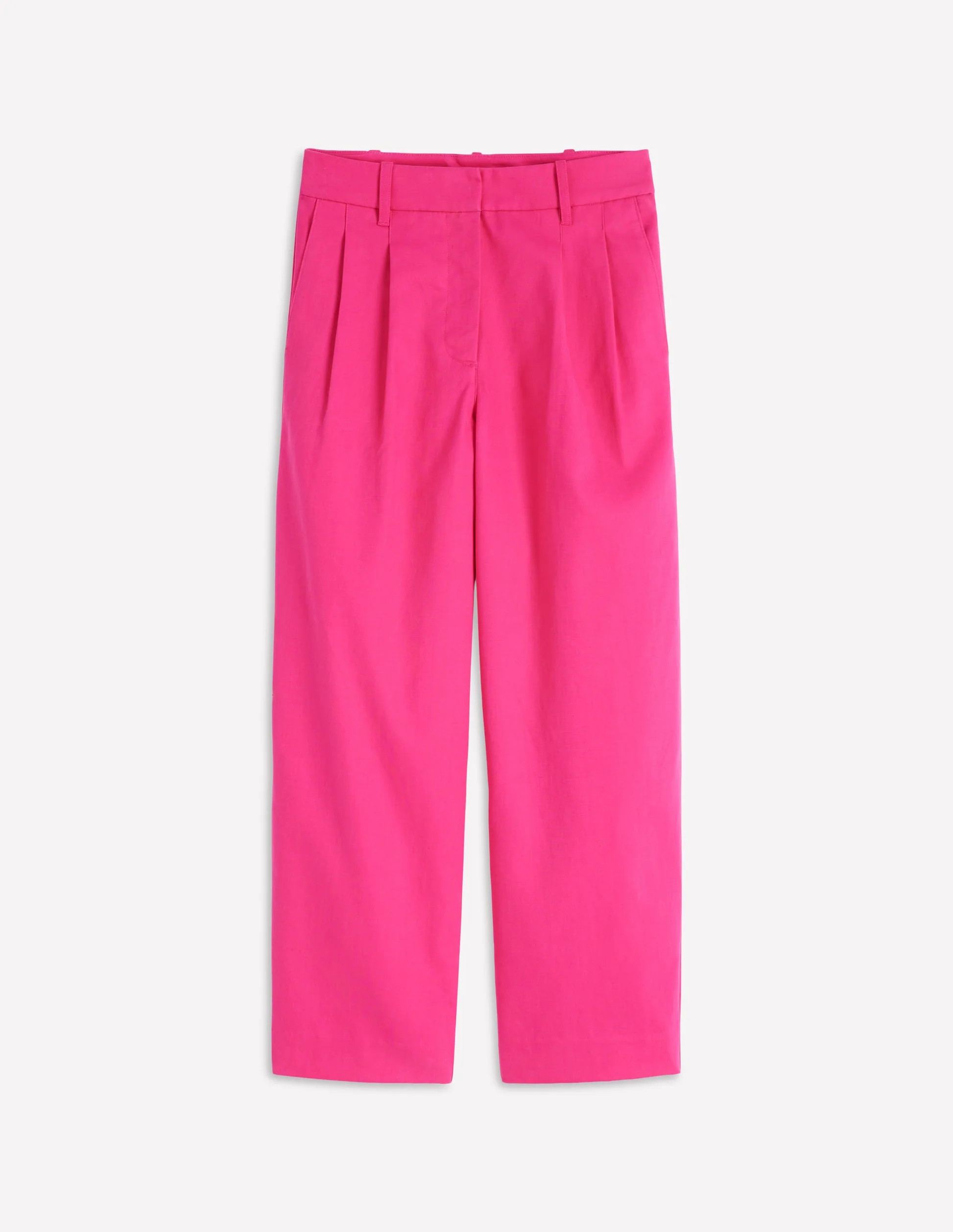 Bloomsbury Cotton Trousers-Pink Peony | Boden UK