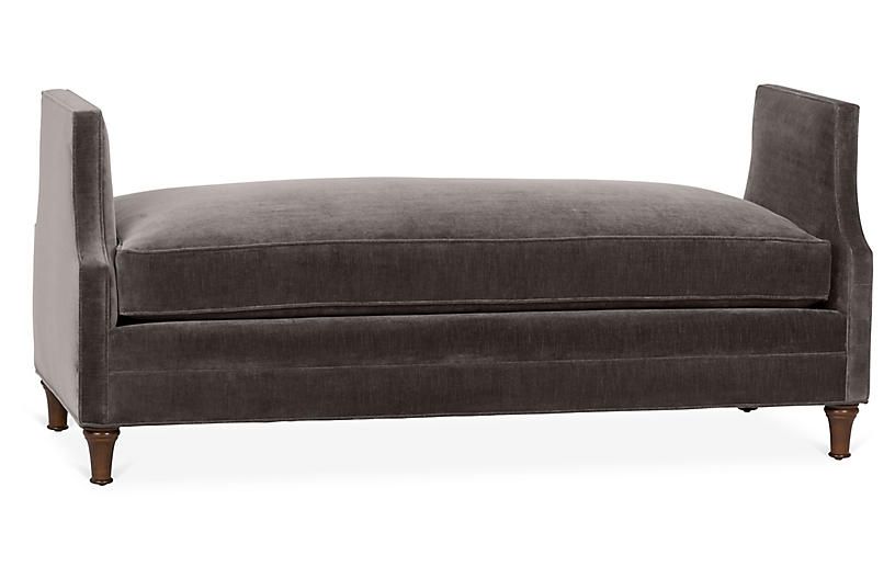 Dumont Velvet Bench | One Kings Lane