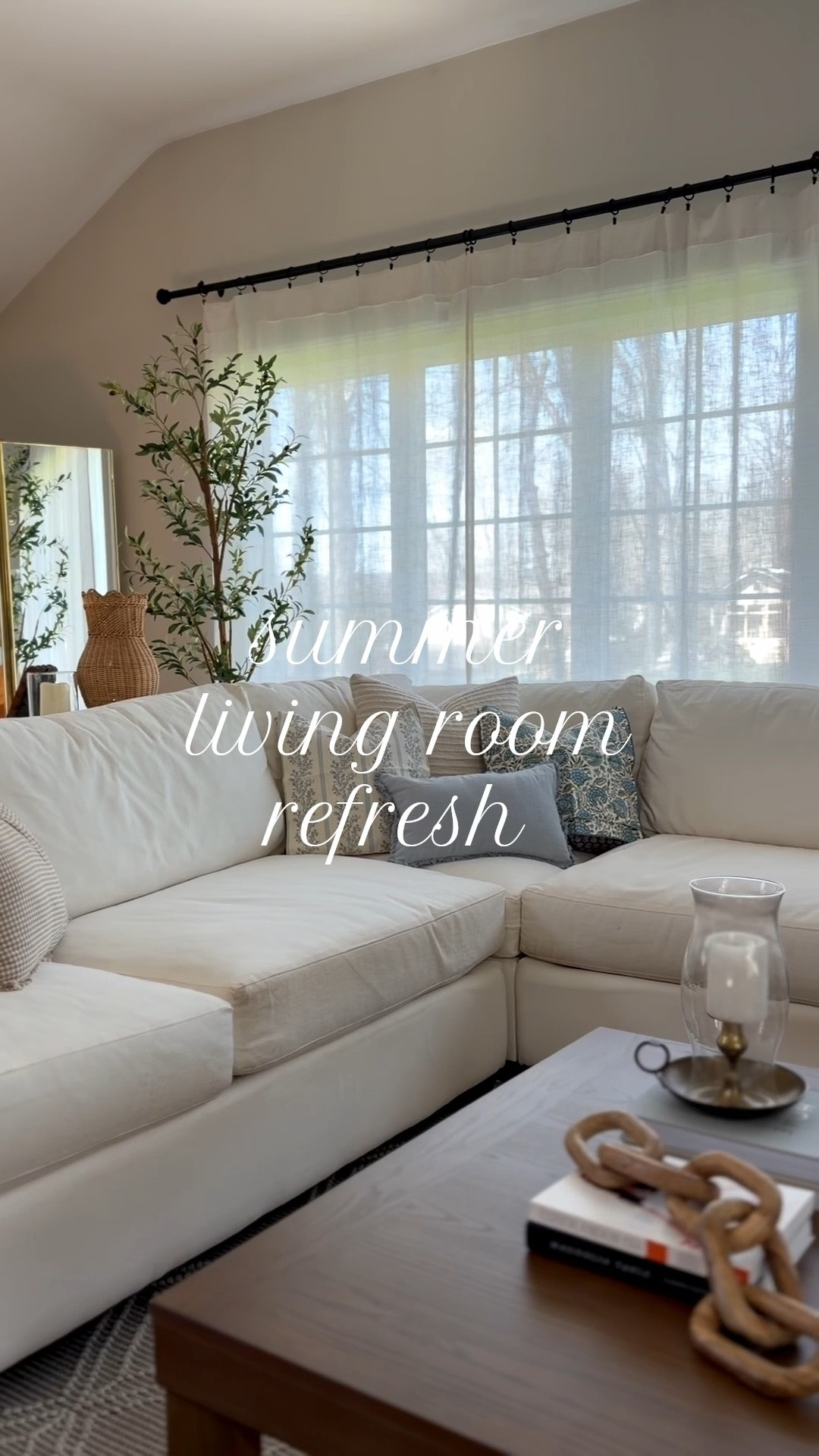 summer living room refresh 🌼

elevated, coastal-cottage style decor on a budget!

🐚 FOLLOW @HomesWithChristina for more home decorating tips & affordable home decor finds!

.
.
coastal throw pillow refresh 
beach house decorating inspo
modern coastal style decor 
coastal living room decor 
coastal style home 
blue & white summer decor 
summer home refresh 
luxe for less decorating
wicker coffee tables
woven coffee table
seagrass furniture
wicker living room furniture
#summerhome #shorehousedecor #coastalstyle #cottagecore #coastalchic

#LTKSeasonal #LTKHome #LTKSaleAlert