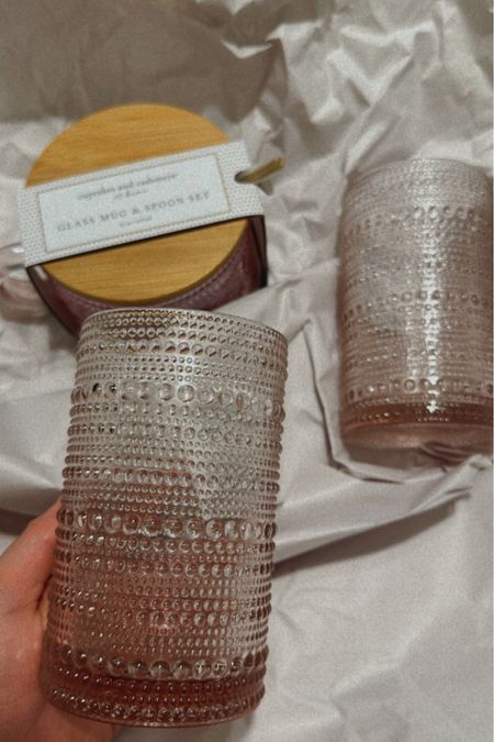 Pink glassware, pink cups 

#LTKGiftGuide #LTKhome