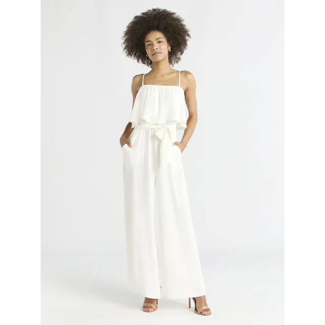 Sofia by Sofia Vergara Women's Strapless Jumpsuit, Sizes XS-XXXL | Walmart (US)