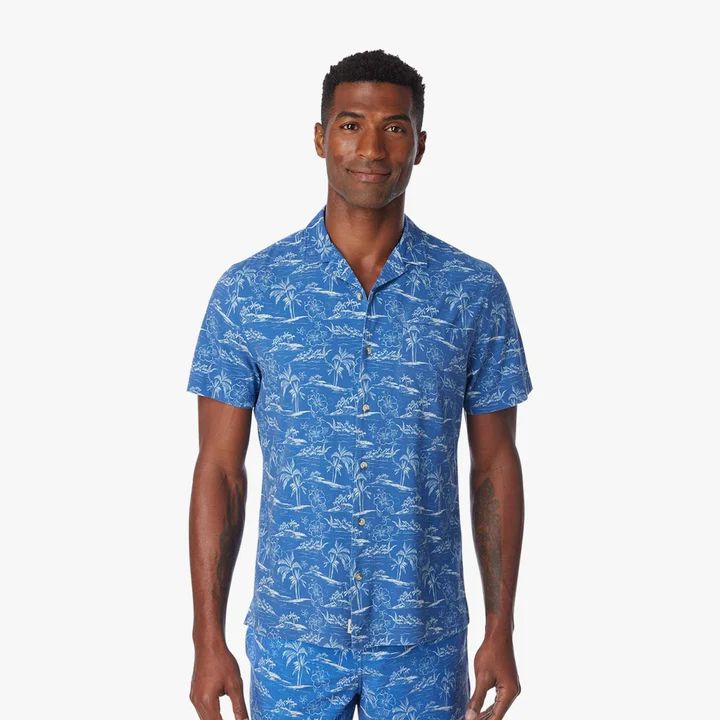 The Casablanca Camp Shirt | Blue Island Hopper | Fair Harbor