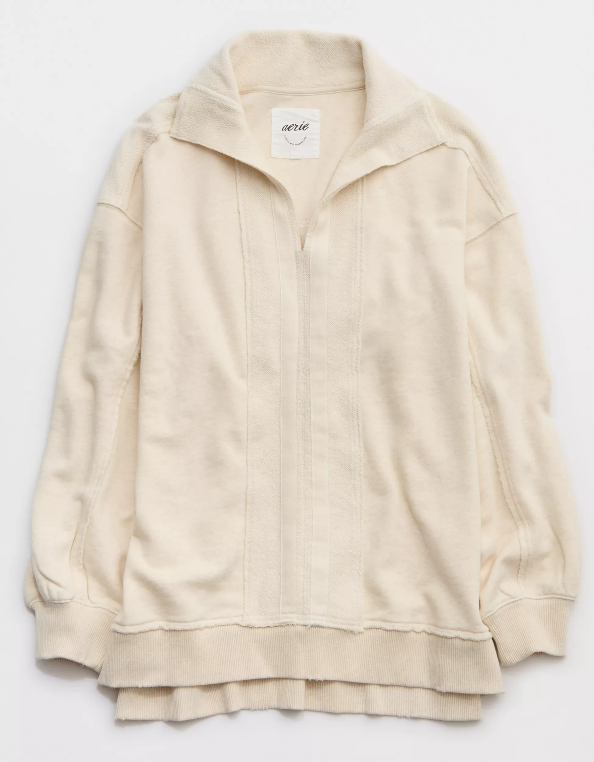 Aerie Starry Skies Open Neck Sweatshirt | American Eagle Outfitters (US & CA)