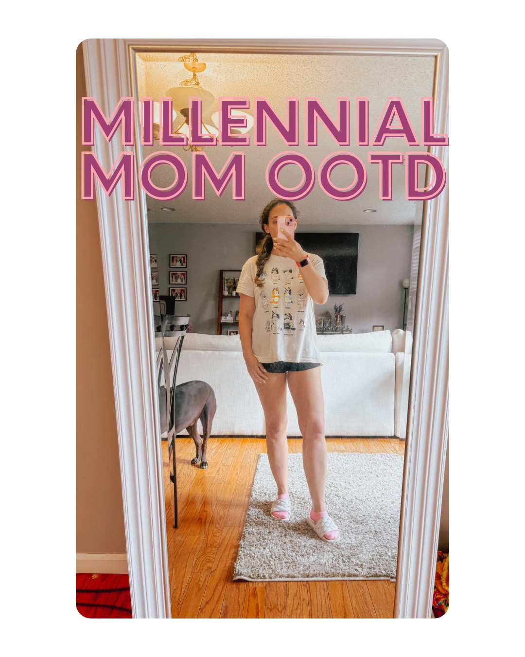 This millennial mom ootd is for my bluey moms! A comfy summer wfh look for those off camera days. 

#LTKFindsUnder50 #LTKVideo