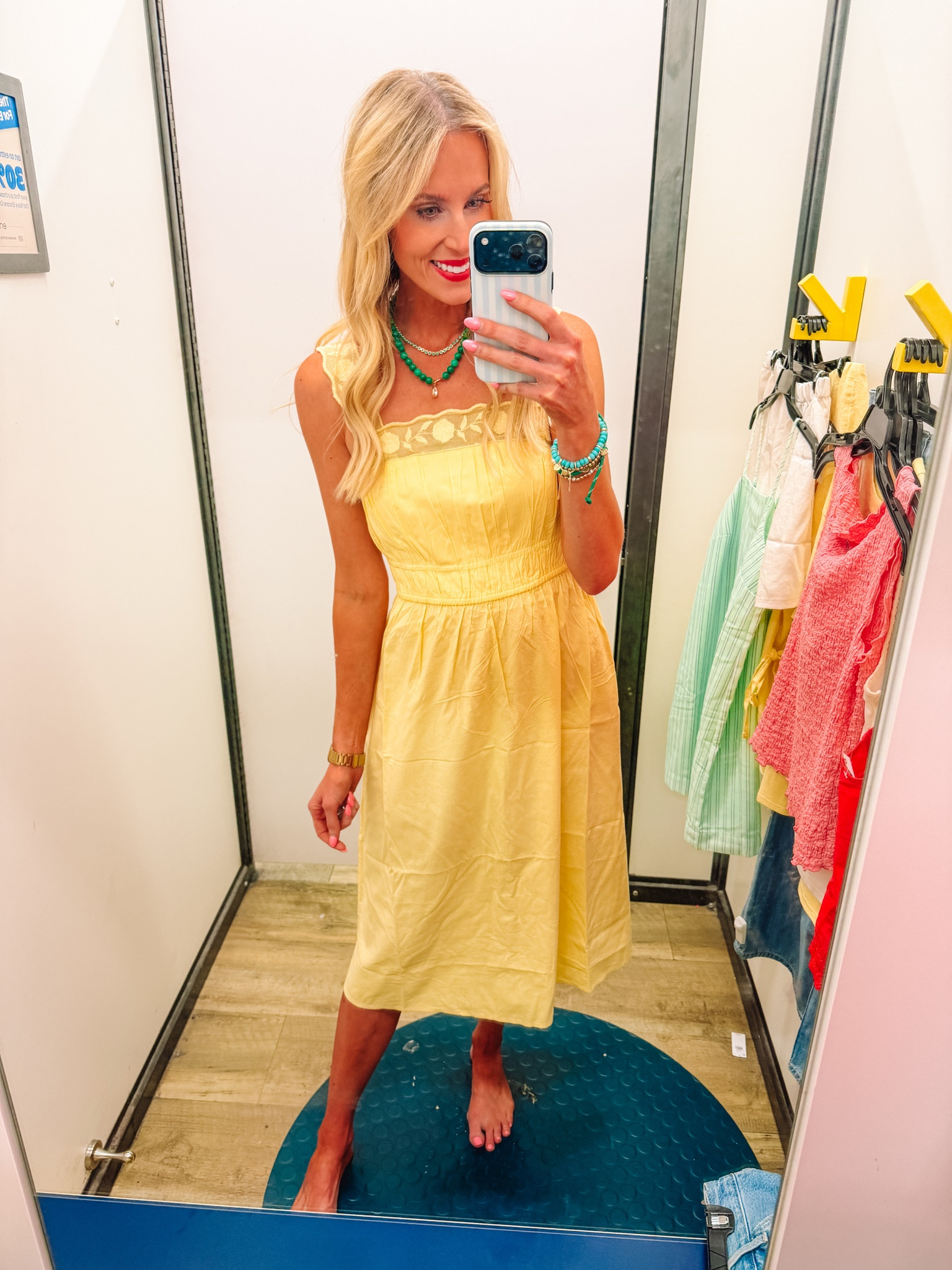 Loving this fit and flare dress from Old Navy! 

Midi dress / Summer style / Old Navy try on / Beaded necklace

#LTKSaleAlert #LTKootd #LTKgrwm