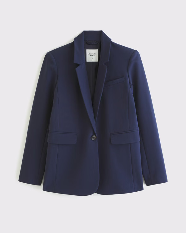 Women's Classic Suiting Blazer | Women's Coats & Jackets | Abercrombie.com | Abercrombie & Fitch (US)