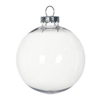 126mm Plastic Clear Ball Ornament by Make Market® | Michaels | Michaels Stores