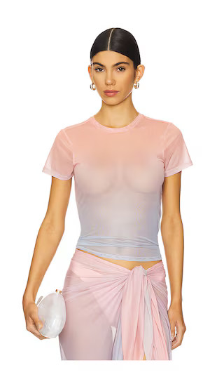 Mesh Baby Tee in Sunset Gradient004 | Revolve Clothing (Global)