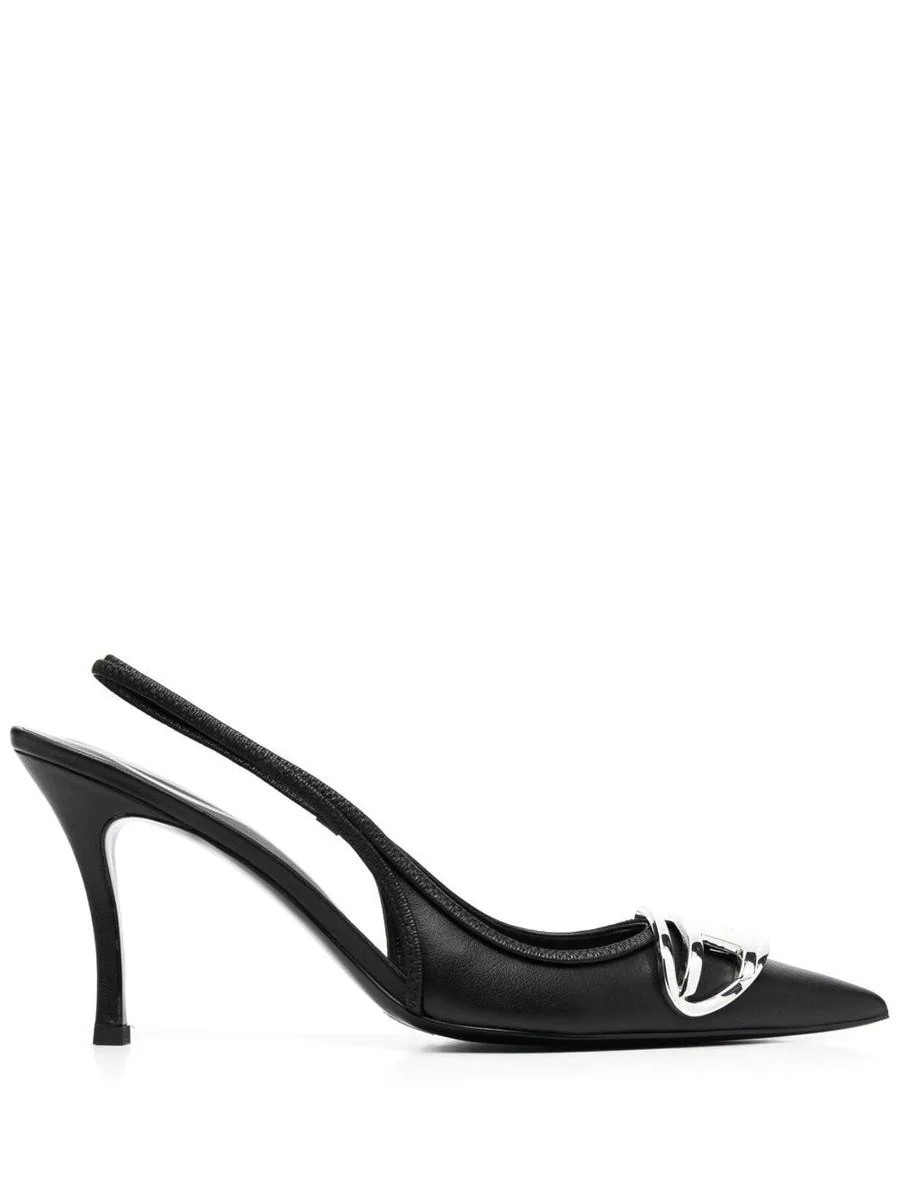 Diesel Venus Leather Slingback Pumps | Baltini