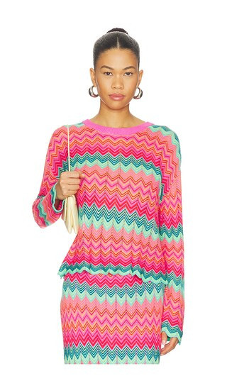 BEACH RIOT Beach Sweater in Pink. - size M | Revolve Clothing (Global)