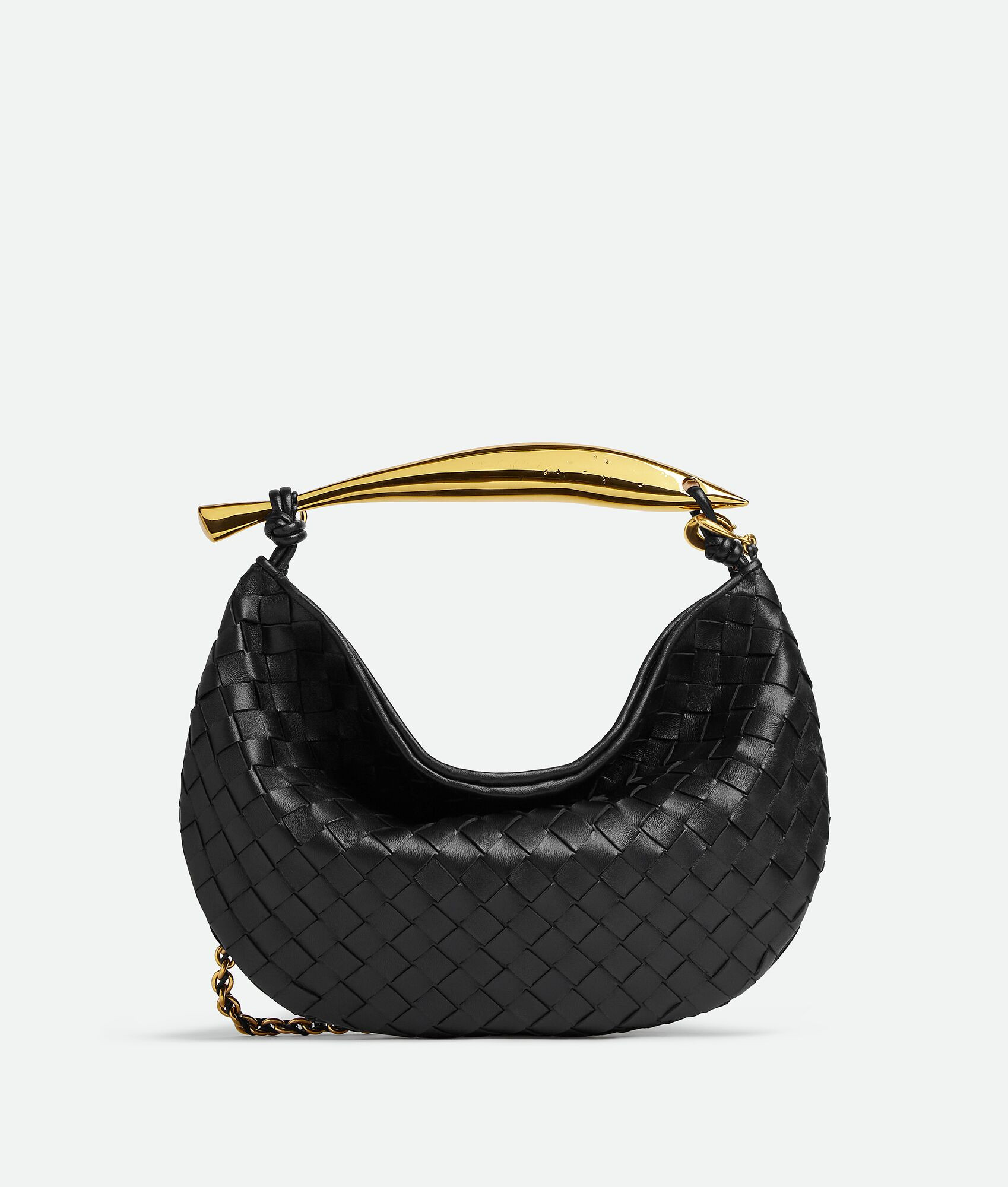 Women's Sardine Chain in Black | Bottega Veneta GB | Bottega Veneta