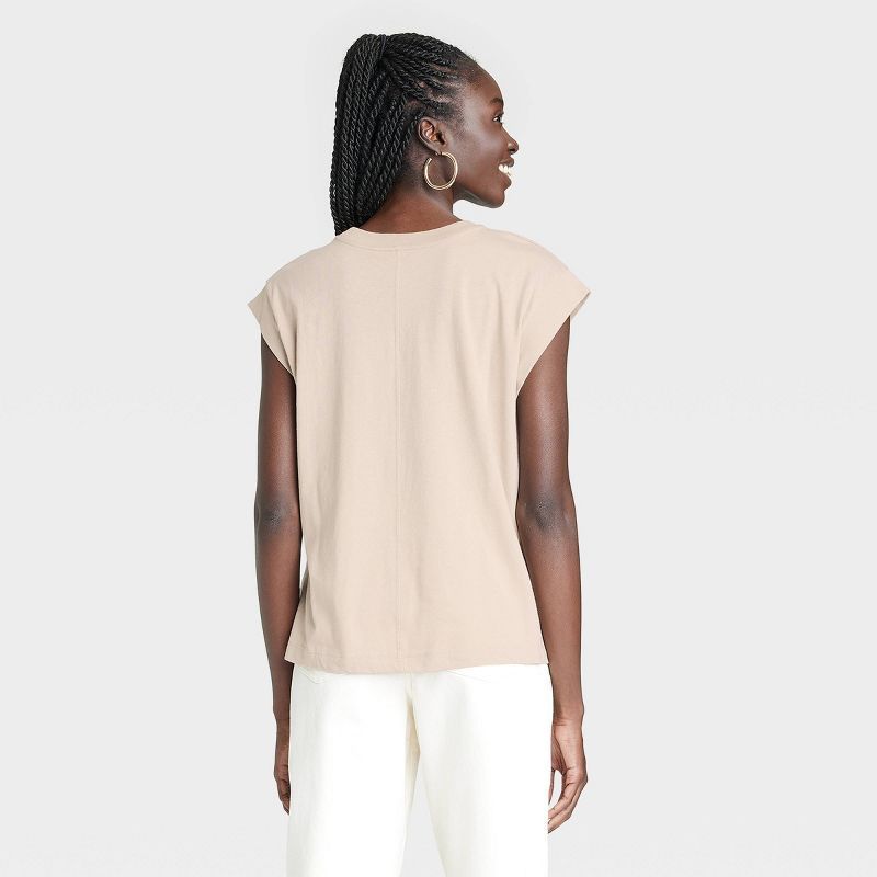 Women's Short Sleeve Extended Shoulder T-Shirt - A New Day™ | Target
