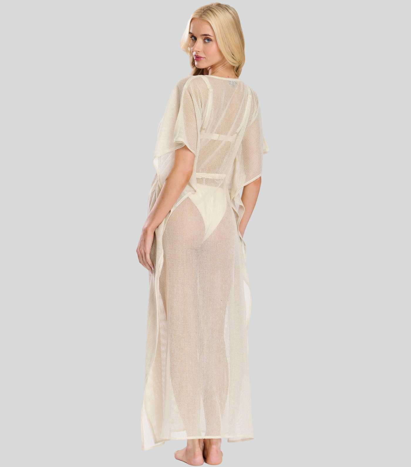 South Beach White Glitter Beach Kaftan 
						
						Add to Saved Items
						Remove from Saved I... | New Look (UK)