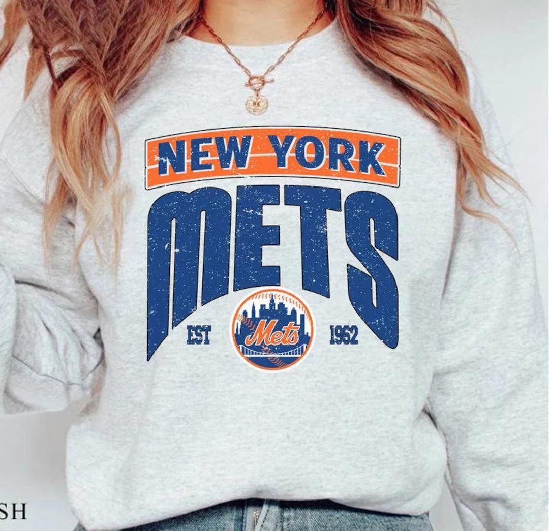 Vintage New York Baseball EST 1962 Sweatshirt Mets Shirt MLB - Etsy | Etsy (US)