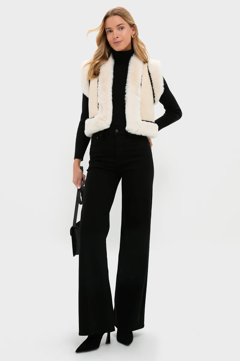 Black Arlo Ribbed Turtleneck | Tuckernuck (US)