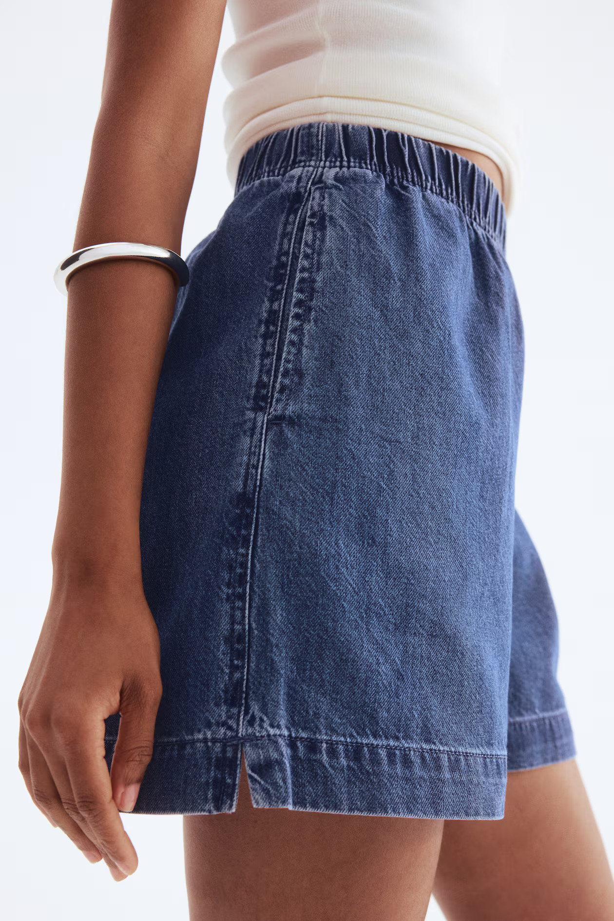 Denim Pull-On Shorts | H&M (US + CA)