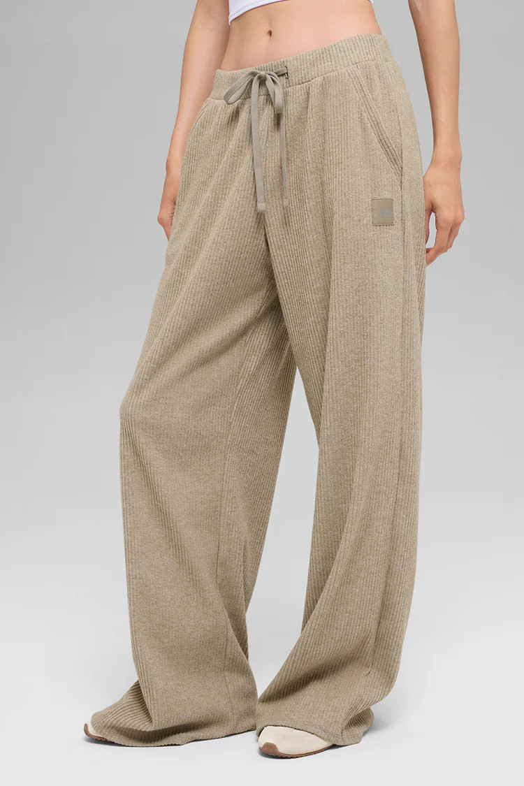 Muse Wide Leg Pant - Gravel Heather | Alo Yoga (US)