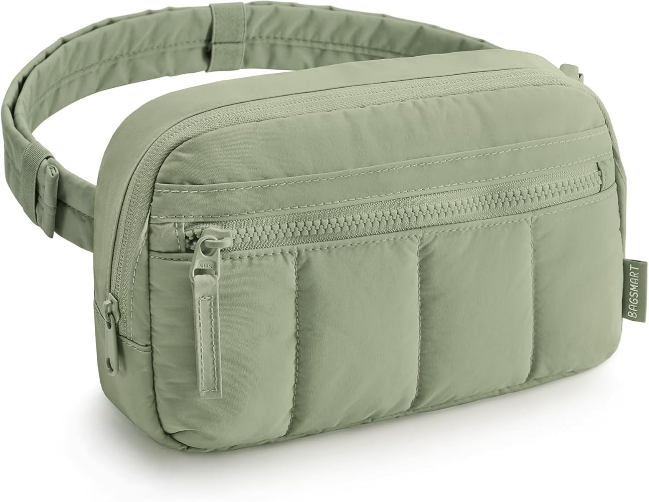 BAGSMART Fanny Packs for Women Cross Body, Quilted Puffy Belt Bag with Pockets, Fashion Waist Pac... | Amazon (US)