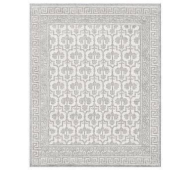 Braylin Hand Tufted Wool Rug - Gray | Pottery Barn (US)