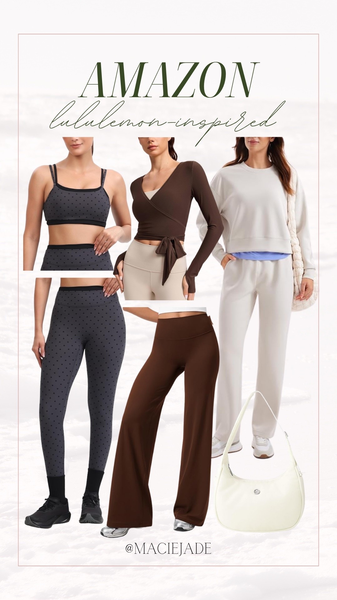 Lululemon-inspired pieces from Amazon!  Get the look for less ✨ 

amazon, amazon find, amazon finds, amazon must have, amazon must haves, amazon essentials, amazon style, amazon fashion, amazon staples, amazon basic, amazon basics, amazon favorites, amazon activewear, amazon athleisure, amazon workout outfit

#LTKActive #LTKootd #LTKMidsize
