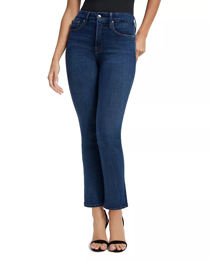 Good American Cotton Blend Good Legs High Rise Straight Jeans in Bb04 Back to results -  Women - ... | Bloomingdale's (US)