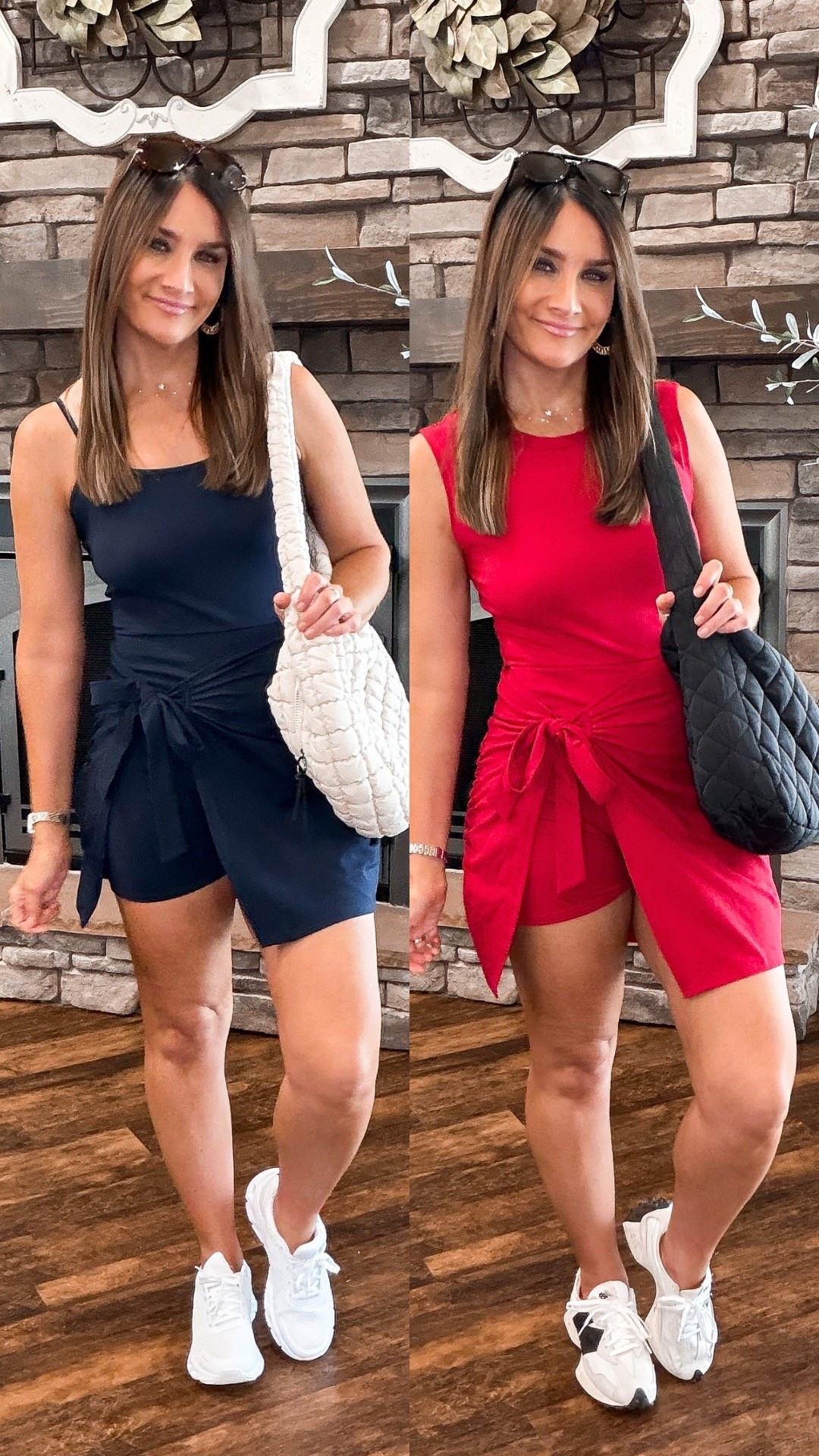 
If you’ve been eyeing those Free People athletic dresses… this is your sign to save your money.
I found the cutest Amazon versions and they check every box.
The wrap style with side ruching is very flattering and actually gives you shape. And the spaghetti straps are adjustable, which makes such a difference for getting the perfect fit.
And if you’re not into thinner straps, the other option has a thicker strap that feels a little more supportive but still just as cute.
Both have that effortless, sporty-but-put-together vibe, and they’re perfect for everything—errands, walks, travel days, even casual brunch.

Wearing size medium, tts. 

#amazonfinds #amazonfashion #athleticdress #tennisdress #everydaystyle #casualoutfits #momstyle #springstyle #summerstyle #affordablefashion #lookforless #dupefinds #ootdideas #comfystyle #onlineshopping #styleinspo #amazonstyle

#LTKgrwm #LTKmomlife #LTKootd