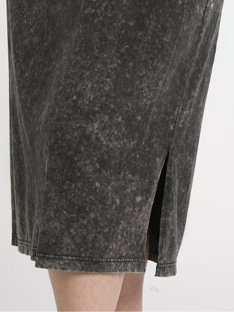 Time and Tru Women's and Women's Plus Cotton T-Shirt Dress with Short Sleeves, Sizes XS-4X - Walm... | Walmart (US)