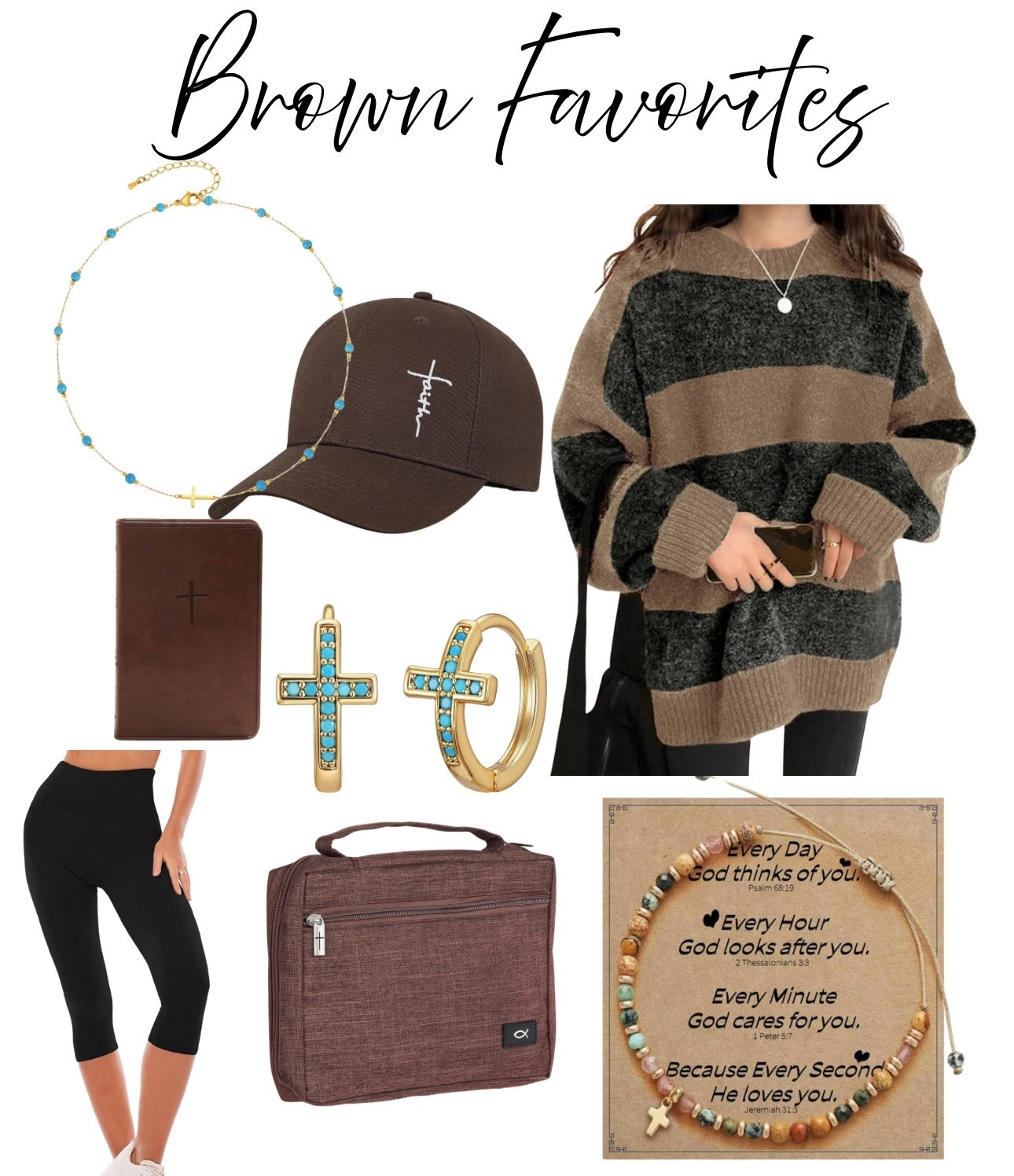 Brown Favorites 🤎✝️

#LTKootd #LTKgrwm #LTKSaleAlert