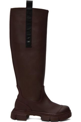 Burgundy Country Boots | SSENSE