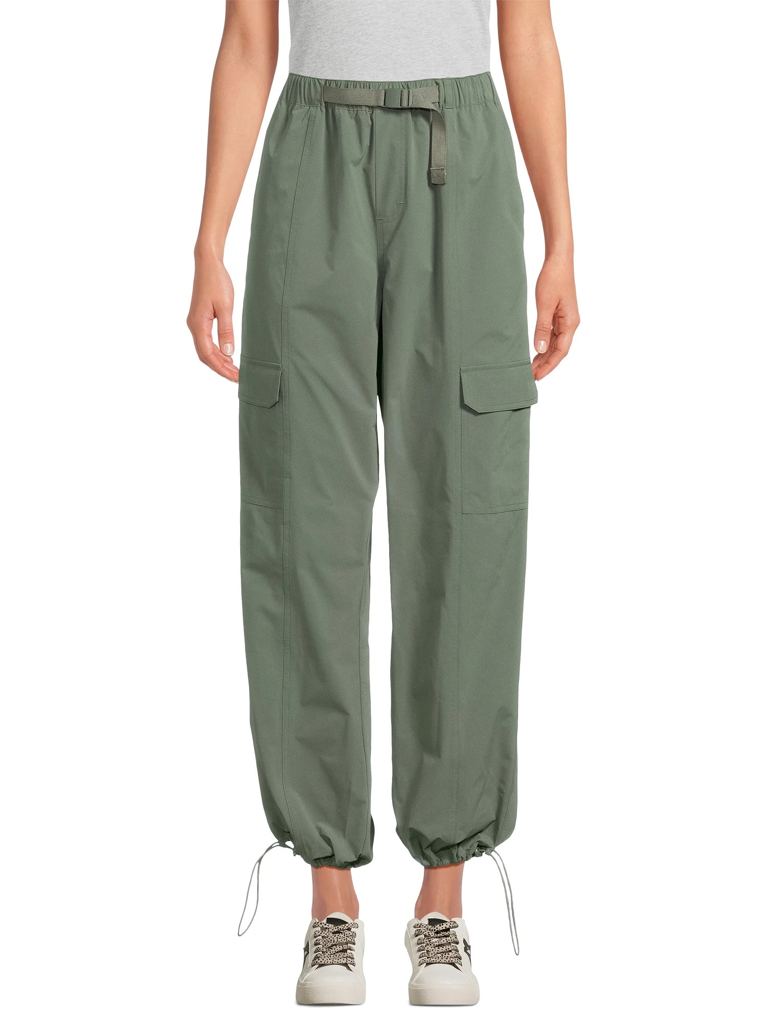 Avia Women's Belted Cargo Pants, Sizes XS-XXXL - Walmart.com | Walmart (US)