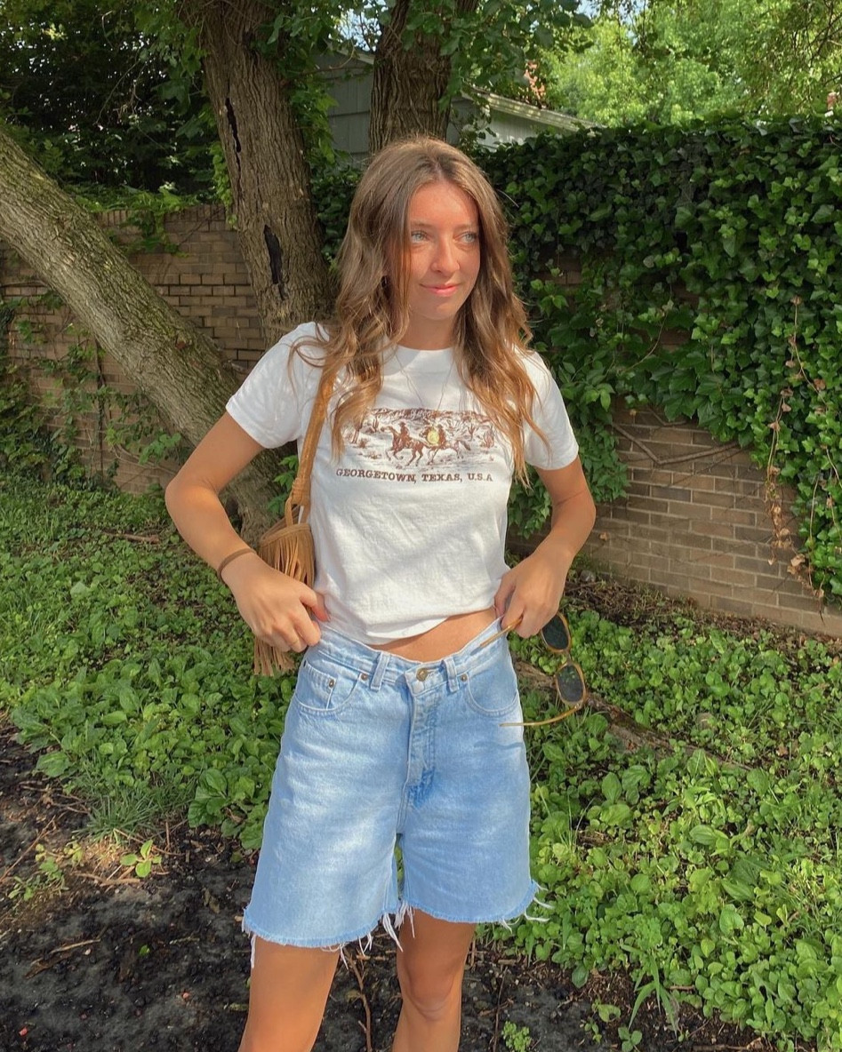 Similar to my favorite denim shorts!

#LTKunder100 #LTKSeasonal #LTKunder50