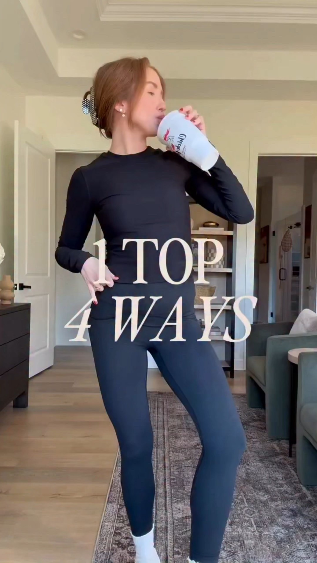 1 top, 4 ways to wear it! 😍 This @spanx top is such a staple!! [Use code MORIAHXSPANX for 15% off + free shipping for new customers] Say DETAILS & I’ll send you the 🔗 to everything shown! #spanxpartner 

An easy staple that I reach for on repeat because it’s comfy, chic, and fits tts. It’s neutral and comes in a few different colors so it’s very versatile. #winterstaples #effortlesschic #momstyle #winterfashion #everydayoutfits #closetessentials #neutralstyle #busymomstyle