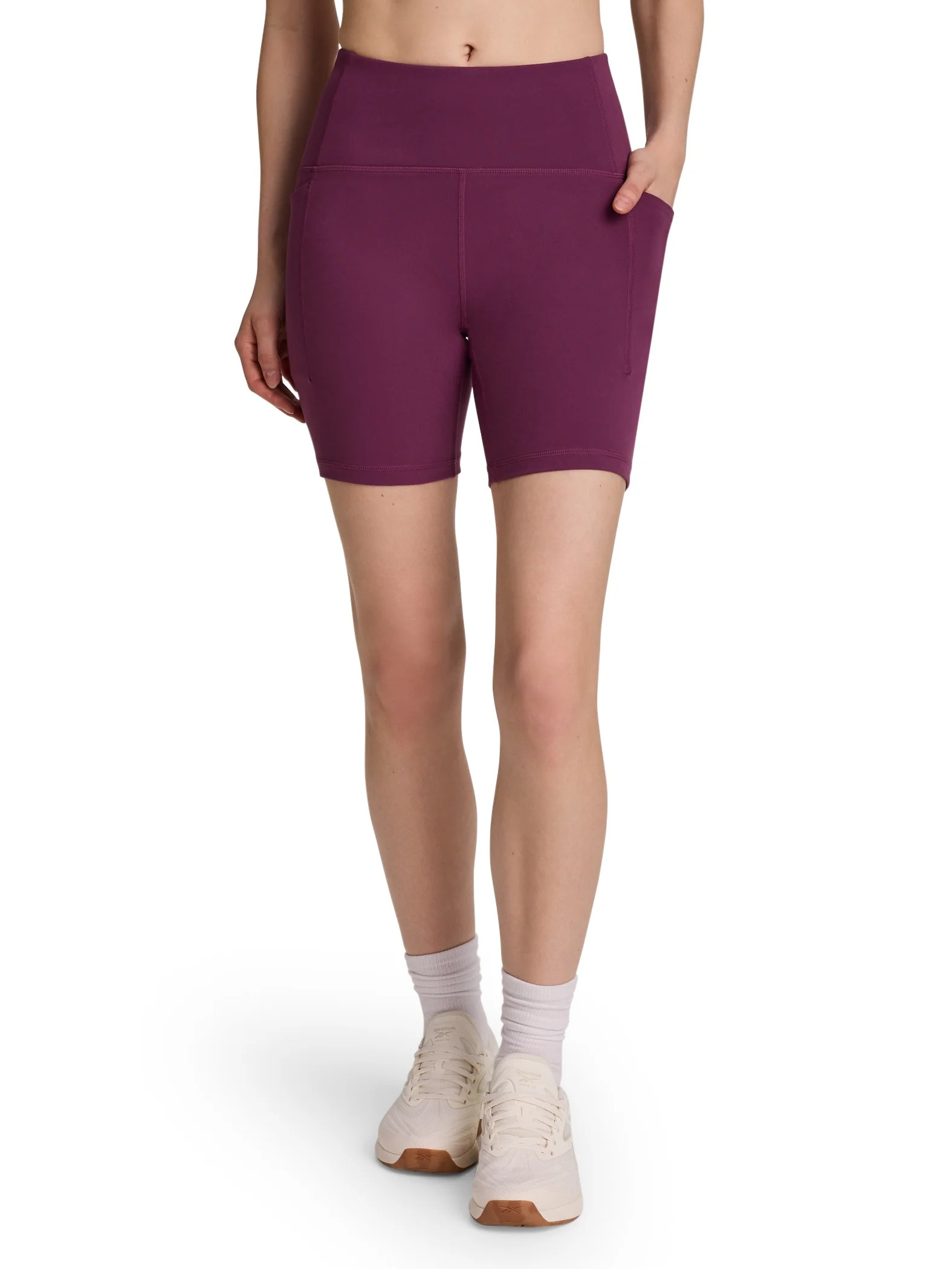 Reebok Women's Reflex High Rise Short, 7" Inseam, Sizes XS-4X | Walmart (US)