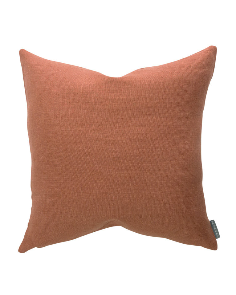 Sedona Rust Solid Pillow Cover | McGee & Co.