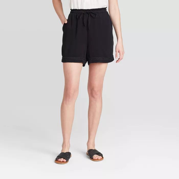 Women's Mid-Rise Utility Tie Front Shorts - Knox Rose™ | Target