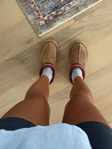 Platform slippers - you could also wear these out, they’re. Very firm bottom. Size up if half sizes! 

#LTKSeasonal #LTKstyletip