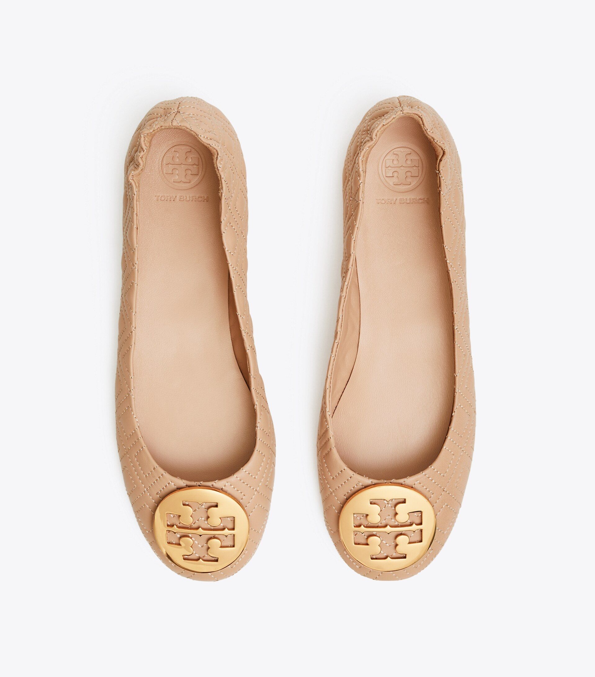 Minnie Travel Ballet Flat, Quilted Leather | Tory Burch (US)