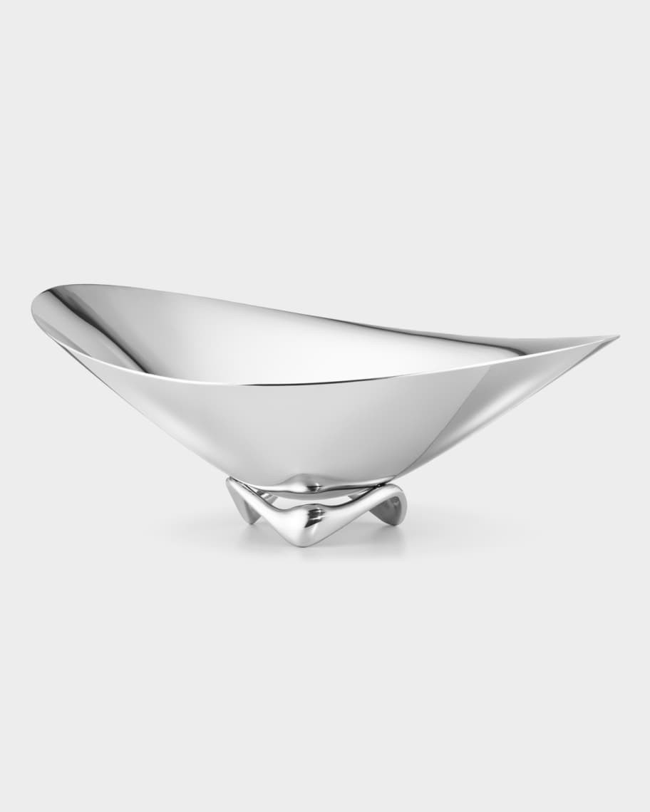Stainless Steel Wave Bowl | Neiman Marcus