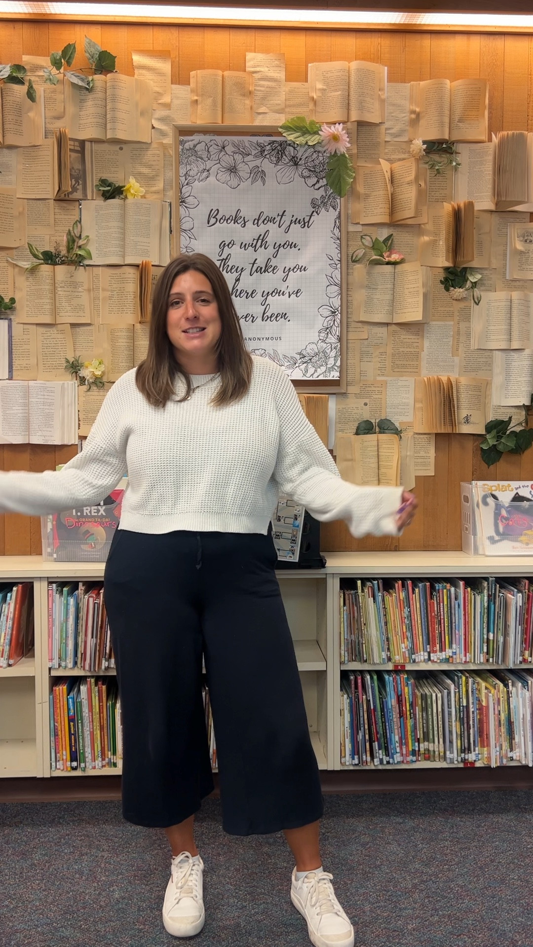 Teacher outfit of the day.
Amazon jumpsuit
Cropped sweater 
Dr. Scholl’s sneakers 



#LTKfindsunder50 #LTKmidsize #LTKSeasonal