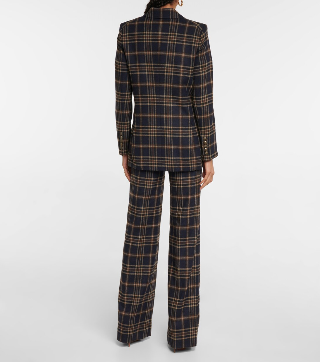 Oria checked wool-blend blazer | Mytheresa (US/CA)