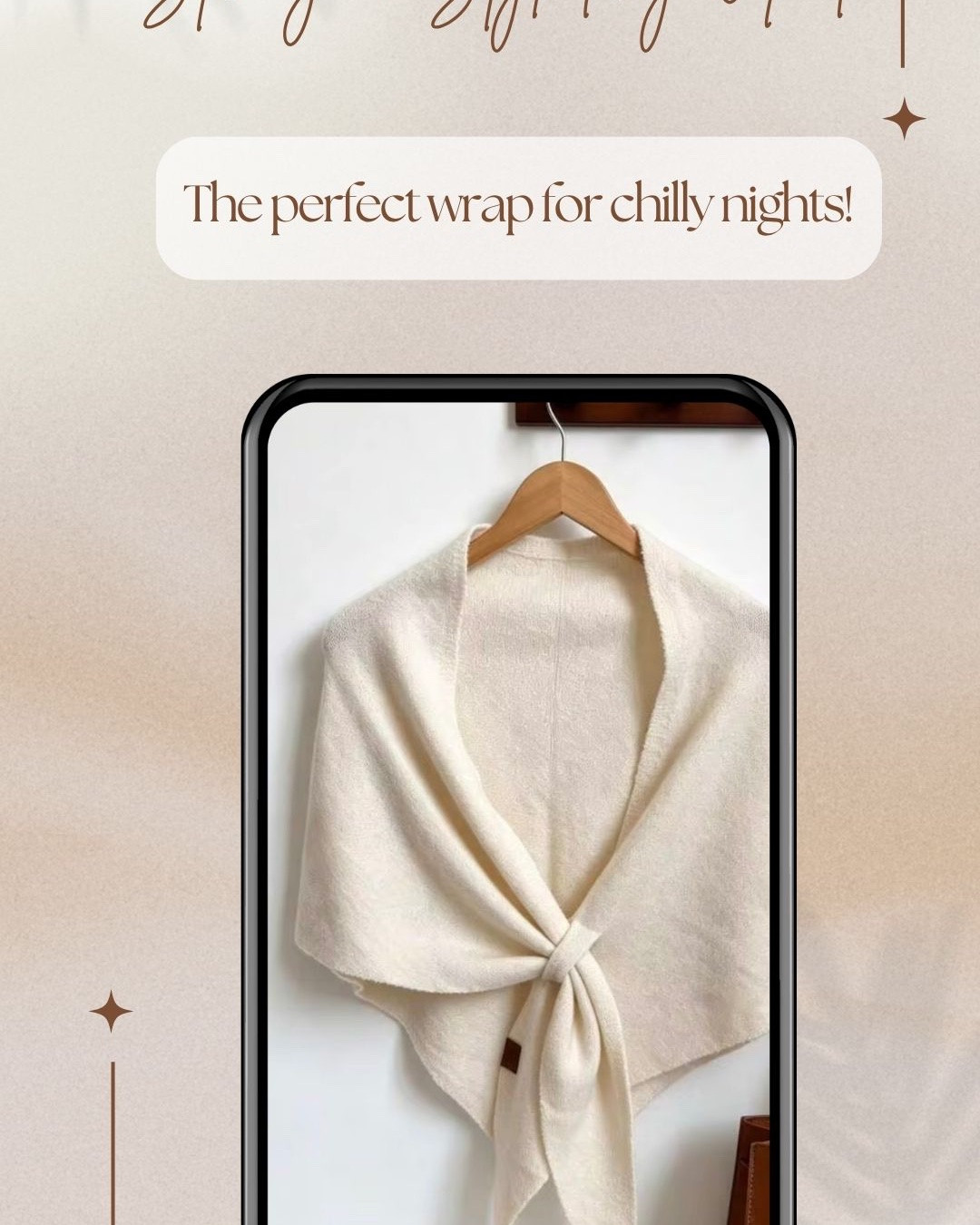 The perfect little layer for chill nights! 🤍 This wrap is such a pretty, elevated alternative to a denim jacket when you want extra warmth without sacrificing your outfit. Easy, versatile, and instantly makes any look feel a little more polished.

#LTKdayinmylife #LTKgrwm #LTKTravel