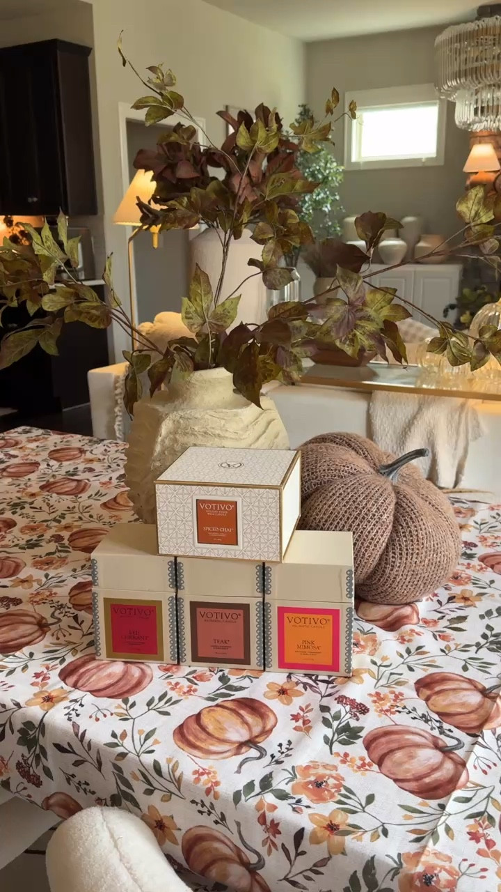 Creating one-of-a-kind moments at home with @votivo Aromatic Candles. 🕯️ The sweet notes of Pink Mimosa take me back to brunches with friends, while the warm, spicy notes of Spice Chai—pumpkin, nutmeg, and toasted vanilla—are perfect for cozying up this season. It feels like the anticipation of falling leaves and autumn traditions. Each scent evokes a special memory, making every moment feel even more magical. What fragrance takes you back? ✨ #VotivoCandles #Votivo #ScentMemories #CozyMoments #FallFeels #Ad

#LTKSeasonal #LTKHome #LTKStyleTip